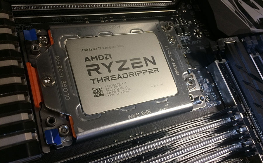AMD Threadripper In Motherboard
