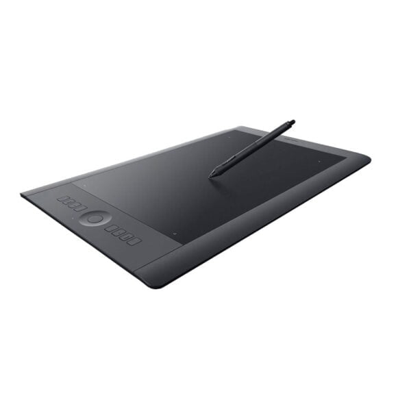 wacom intuos pro large tablet angled right with pen