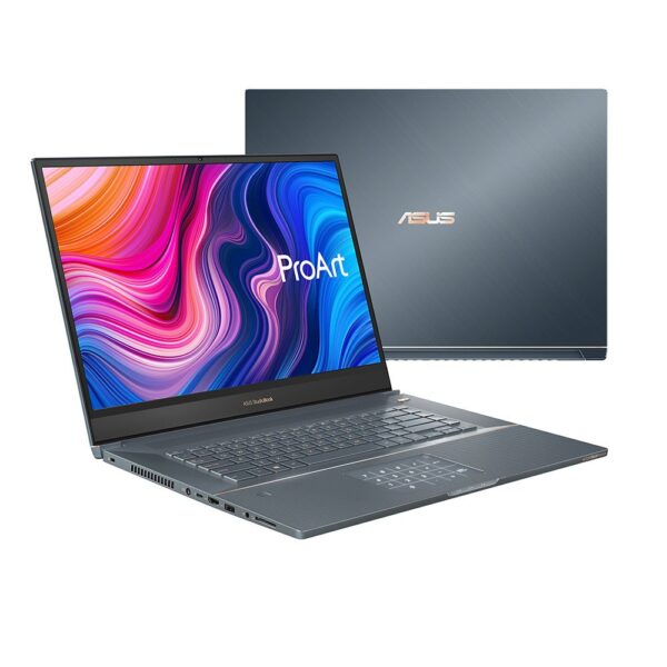 ASUS ProArt StudioBook 17 W700G3T Front Left Open and Back