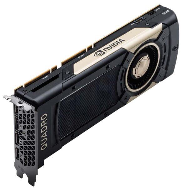 NVIDIA Quadro GV100 3qtr Top Left