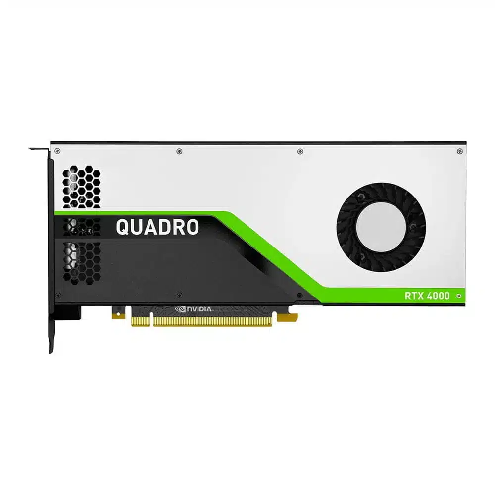 NVIDIA Quadro RTX 4000（VRAM 8GB） NVIDIA-Quadro-RTX-4000-Top-