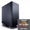 WS-182A Workstation Chassis Front Left With AMD Ryzen 5000 Series Logo