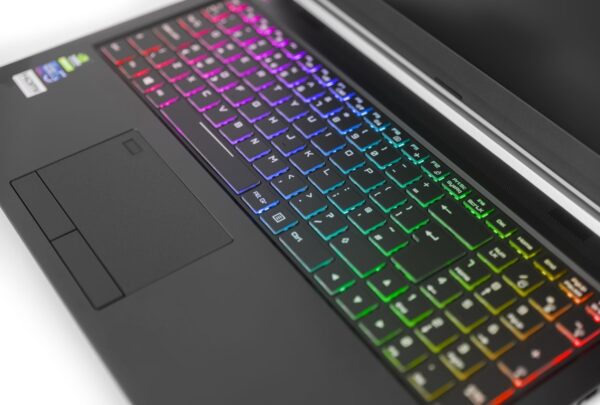 WS-M 15 Discovery Pro Front Right Open Keyboard Zoom