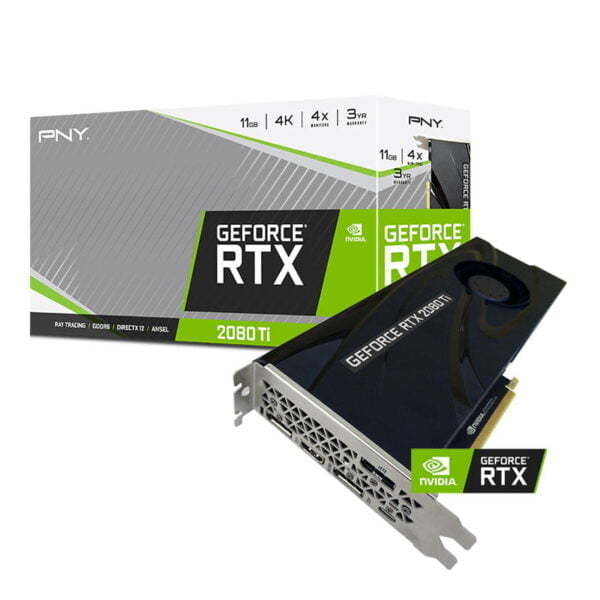 pny geforce rtx 2080ti blower top 45 display ports box