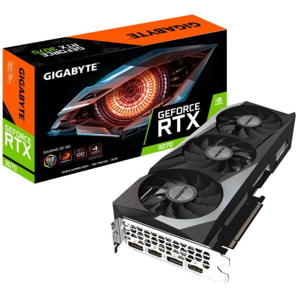 Gigabyte GeForce RTX 3070 Gaming OC 8G Card Box