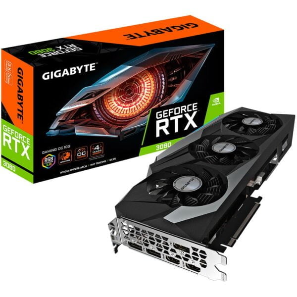 Gigabyte GeForce RTX 3080 Gaming OC 10G Card Box