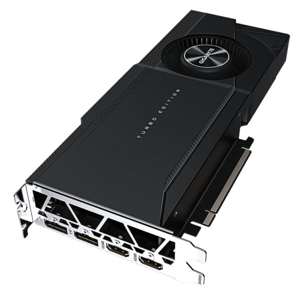 Gigabyte GeForce RTX 3090 TURBO 24G Top Ports