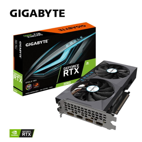 Gigabyte RTX 3060 Eagle 12G Card and Box