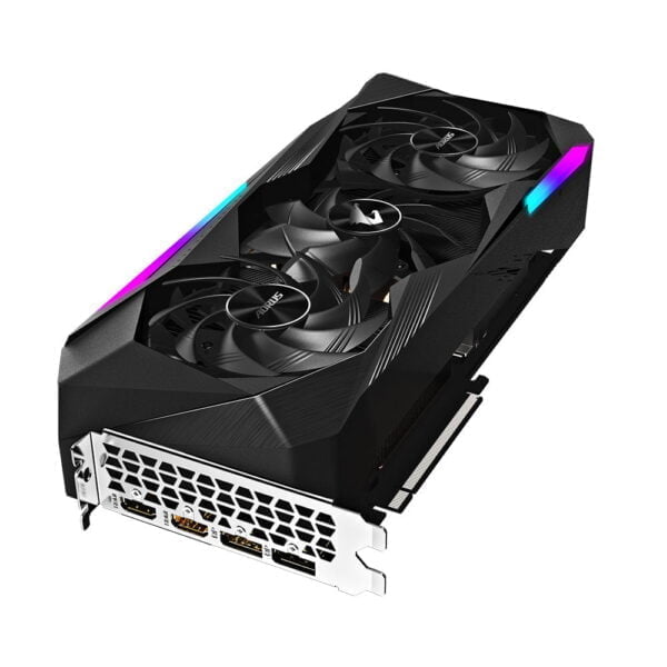 Gigabyte AORUS Radeon RX 6800 XT MASTER 16G Front Ports 1