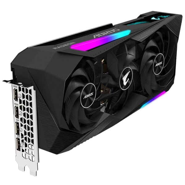 Gigabyte AORUS Radeon RX 6900 XT MASTER 16G Front Ports 1