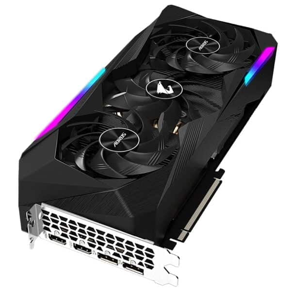Gigabyte AORUS Radeon RX 6900 XT MASTER 16G Front Ports 2