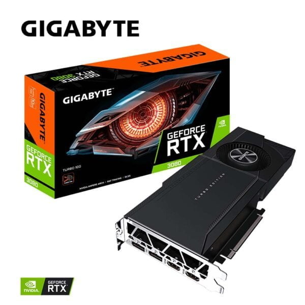 Gigabyte GeForce RTX 3080 TURBO 10G Card Box Logo 1