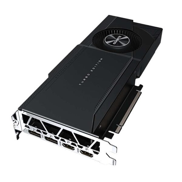Gigabyte GeForce RTX 3080 TURBO 10G Front Display Connectors 1
