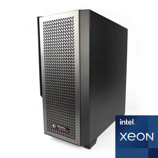 WS IXW Intel Xeon W Workstation Front Right 4 Logo