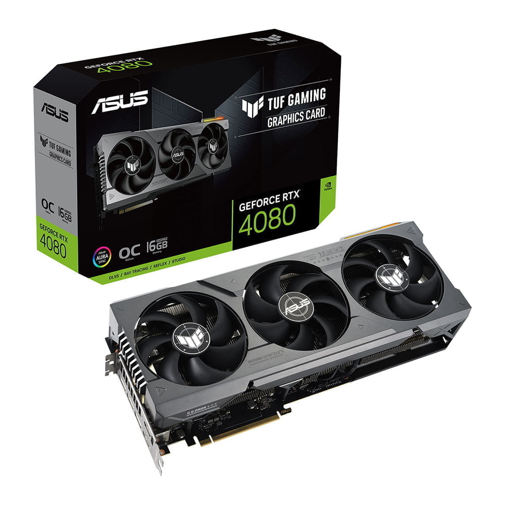 Asus GeForce RTX 4080 Tuf Gaming OC Edition 164G Card And Box