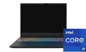 WS-M IC-T GM6PX0X Mobile Workstation Intel Core i9 NVIDIA RTX 4060 Front Intel Logo