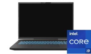 WS-M IC-T GM7PX7N Mobile Workstation Intel Core i9 NVIDIA RTX 4070 Front Intel Logo