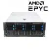 RS AE-SOC1 A-U4N1-P2G8-E8I0 4U DUAL AMD EPYC 9004 Multi GPU Server Front Above Closed Logo