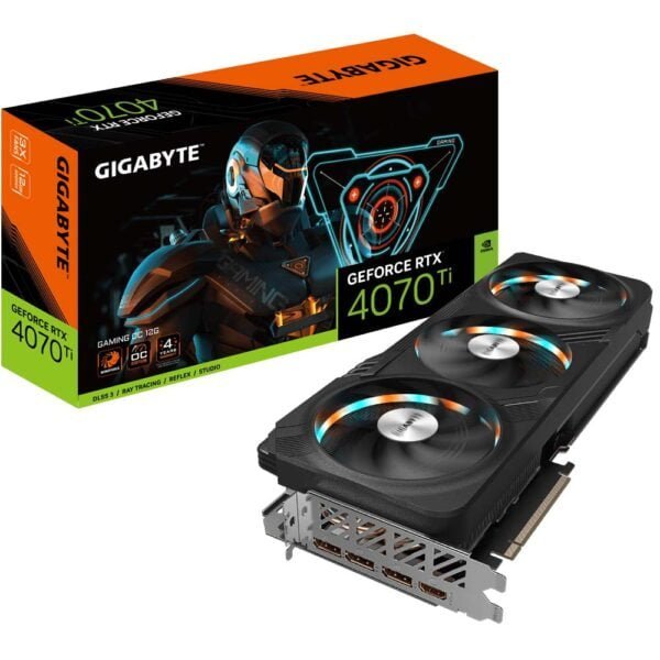 GIGABYTE GeForce RTX 4070 Ti GAMING OC 12G Card And Box