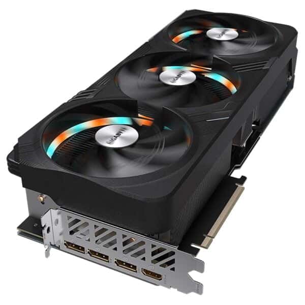 GIGABYTE GeForce RTX 4090 GAMING OC 24G Front Angled Ports