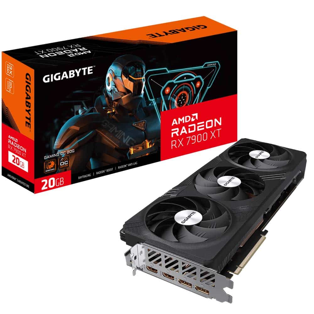 Gigabyte Radeon RX 7900 XT Gaming OC 20G Card And Box