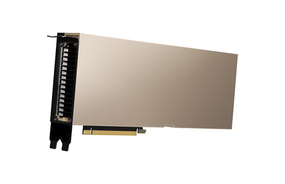 NVIDIA A100 80 GB Tensor Core GPU 3QTR Left