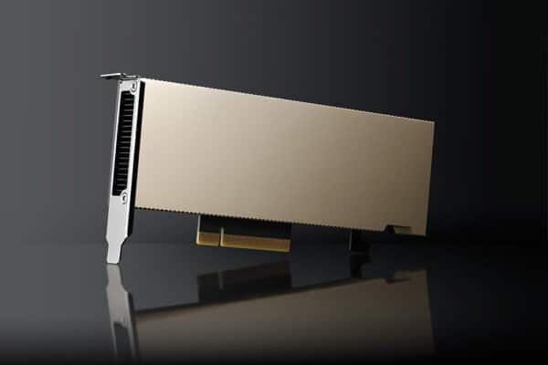 NVIDIA A2 Tensor Core GPU 3Qtr Left Dark