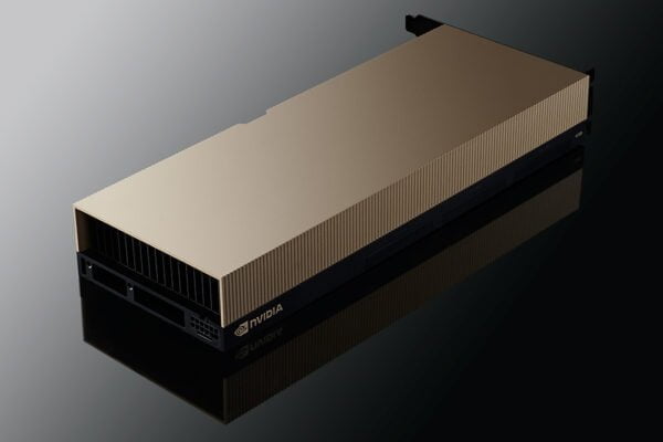 NVIDIA H100 Tensor Core GPU Stylized Flat
