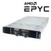 RS AE-SP50 A-U2N1-P1G4-E6I0 2U Rackmount Single AMD Epyc 9004 4x GPU Server Front Right AMD EPYC Logo