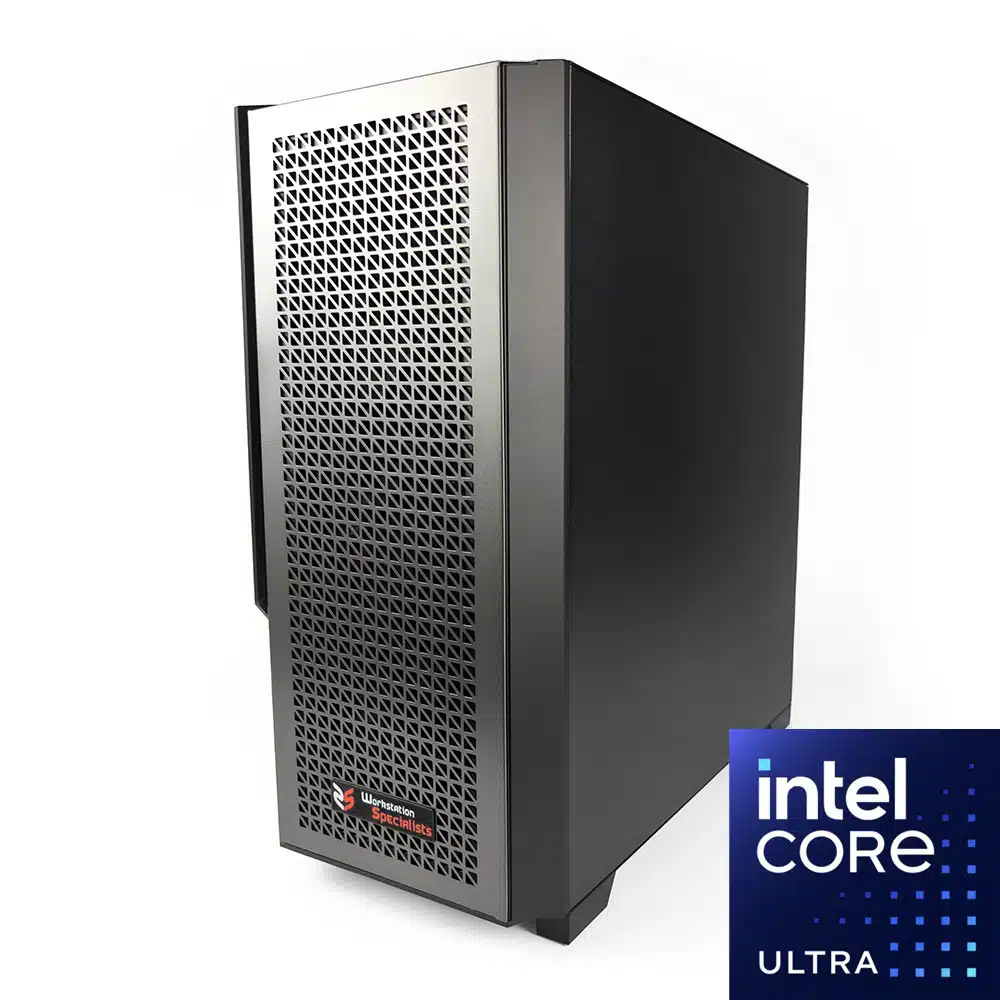WS IC-Z8900 Intel Core Ultra Series 2 Workstation Front Right 4 Logo