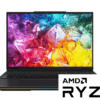 16 WS-M AR-A 9-9955HX3D RTX 5090 AI Stone X6FR559Y Front Open AMD Ryzen Logo