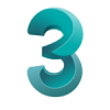 3D Studio Max Workstation 3D Studio Max Logo